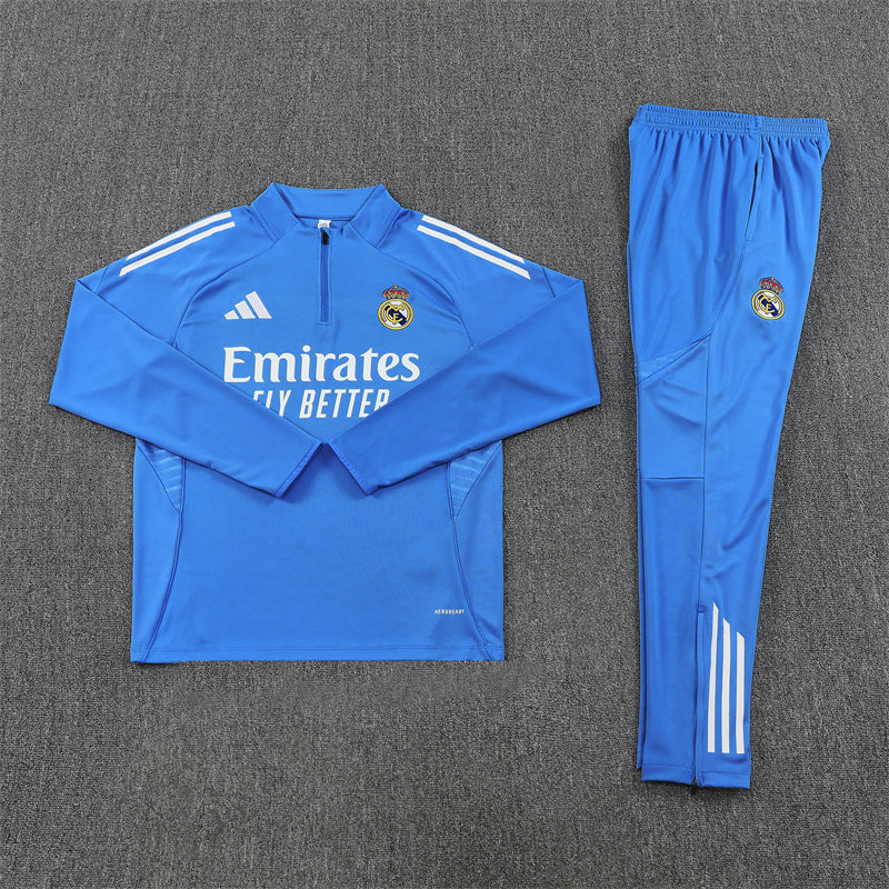 Real Madrid 25/26 Tracksuit - Blue