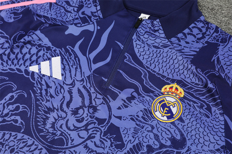 Real Madrid 24/25 Tracksuit - Purple Dragon Special