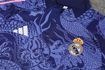 Real Madrid 24/25 Tracksuit - Purple Dragon Special