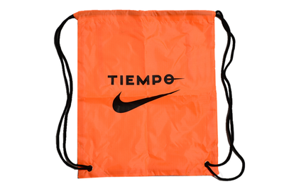 Nike Tiempo Orange Football Drawstring Bag