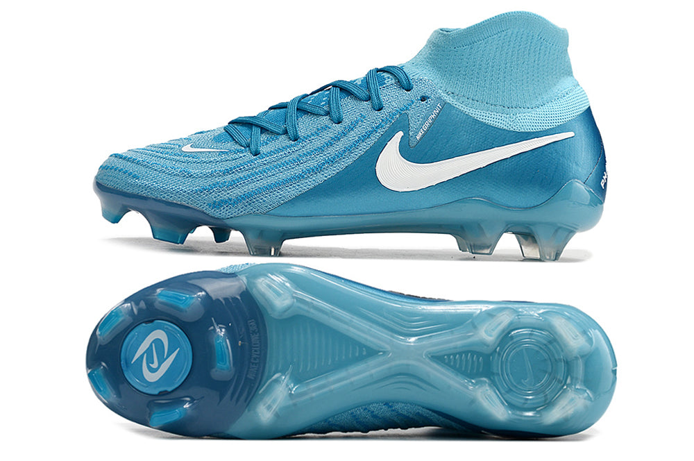 nike phantom elite, blue, availabe in FG high and low.