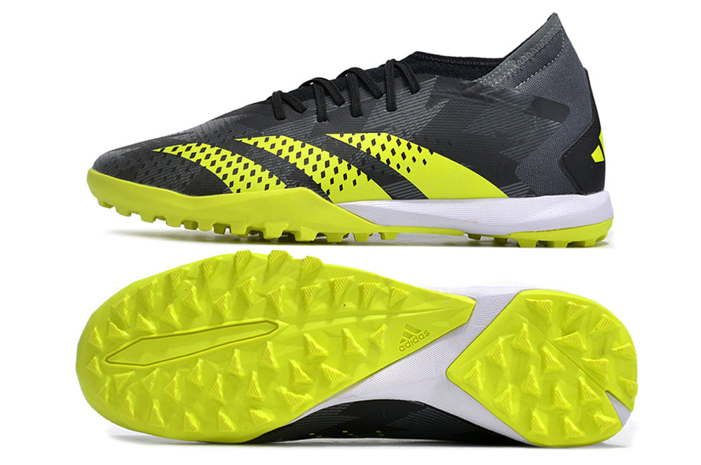 adidas predator accuracy elite turf in black/yellow