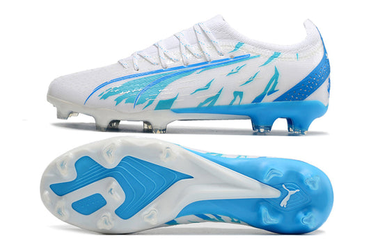 Puma ultra ultimate fg white/blue
