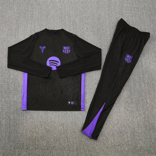 Barcelona 25/26 Tracksuit - Black Mamba