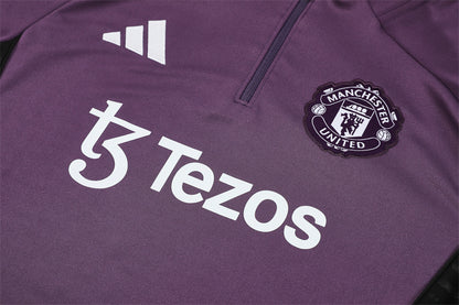 Manchester United 25/26 Tracksuit - Sangria Purple