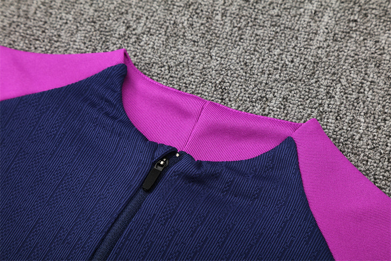 Barcelona 25/26 Tracksuit - Navy & Purple