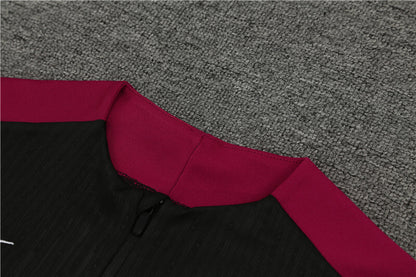 PSG 24/25 Tracksuit - Black & Red