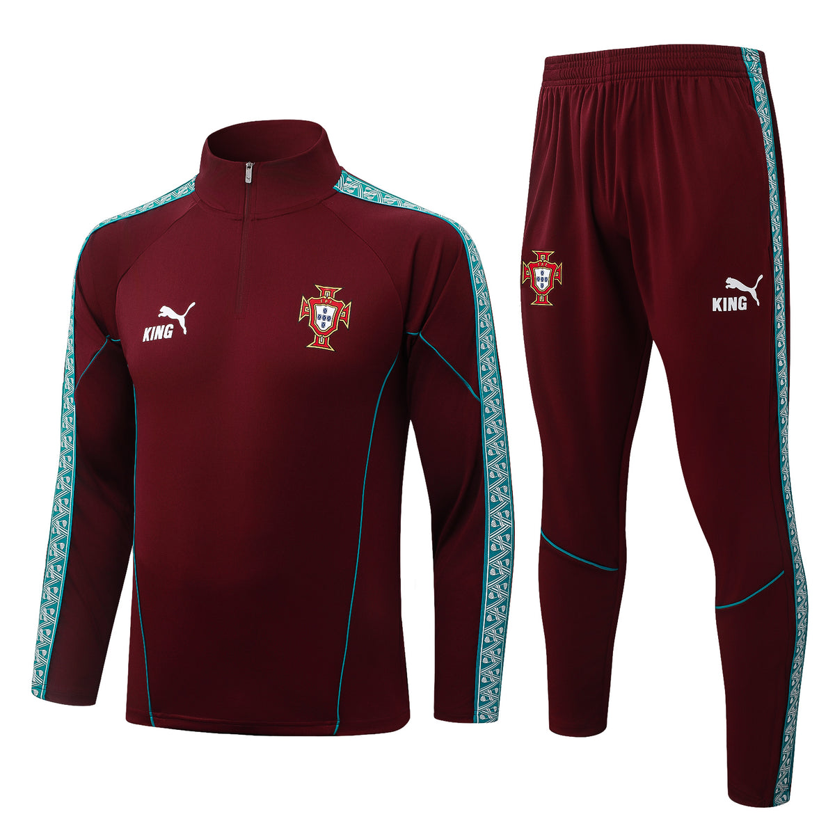 Portugal 26/27 Tracksuit - Maroon