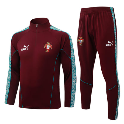Portugal 26/27 Tracksuit - Maroon