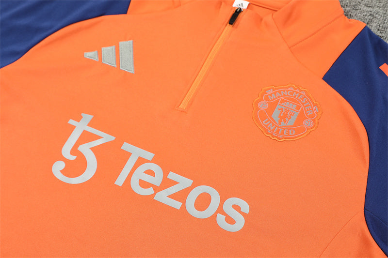 Manchester United 24/25 Tracksuit - Orange