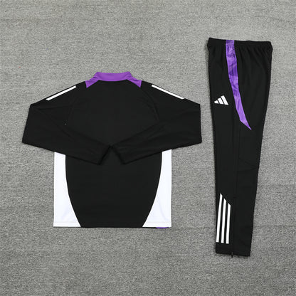 Real Madrid 24/25 Tracksuit - Black
