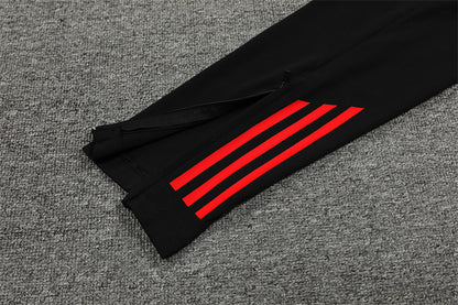 Manchester United 24/25 Tracksuit - Black & Red