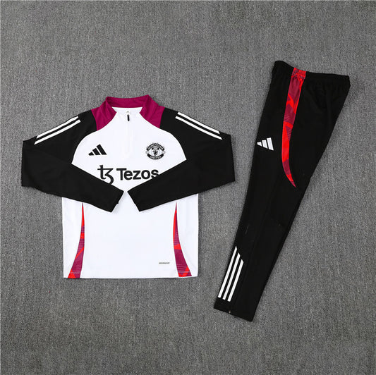 Manchester United 24/25 Tracksuit - White