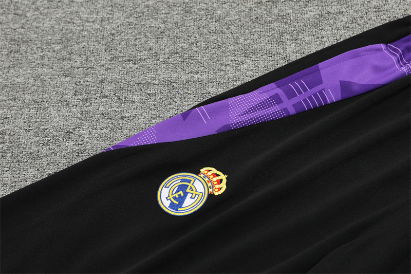 Real Madrid 24/25 Tracksuit - Black