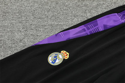 Real Madrid 24/25 Tracksuit - Black