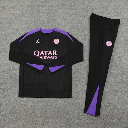 PSG 24/25 Tracksuit - Black & Purple