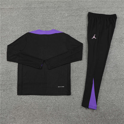 PSG 24/25 Tracksuit - Black & Purple