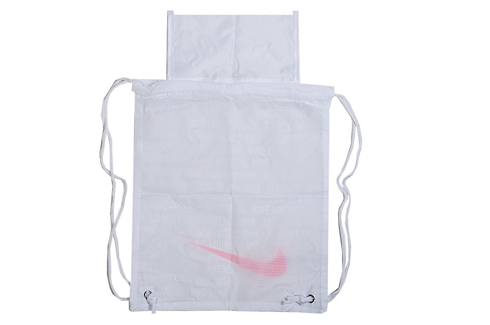 Nike White Football Drawstring Bag