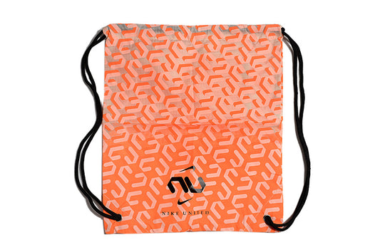 Nike "United" Orange Football Drawstring Bag