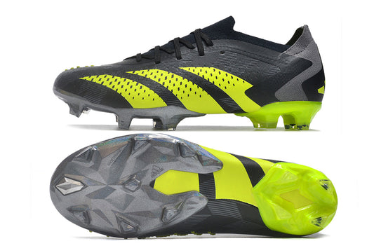 adidas predator accuracy fg elite in black/yellow