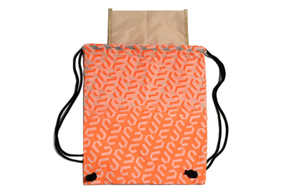 Nike "United" Orange Football Drawstring Bag