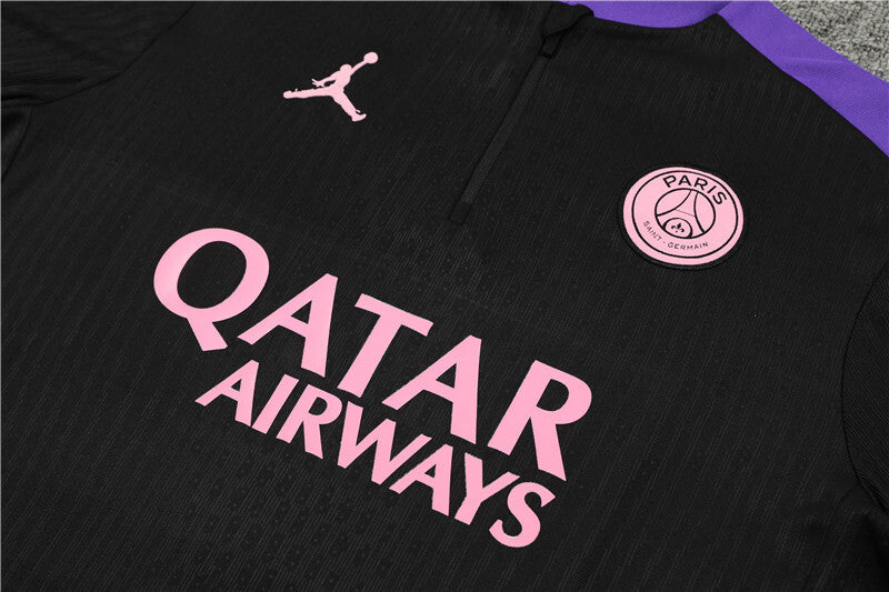 PSG 24/25 Tracksuit - Black & Purple