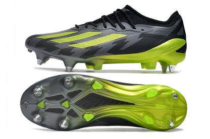 adidas x crazyfast elite sg-metal in black/green