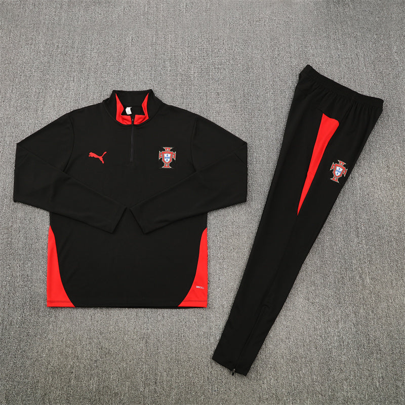 Portugal 25/26 Tracksuit - Black