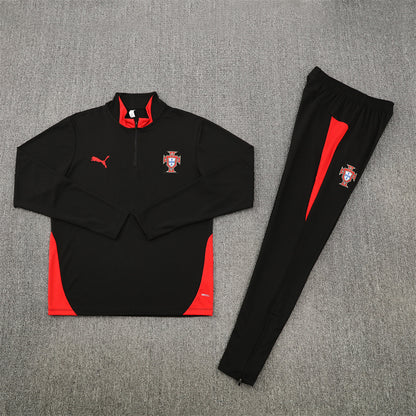 Portugal 25/26 Tracksuit - Black
