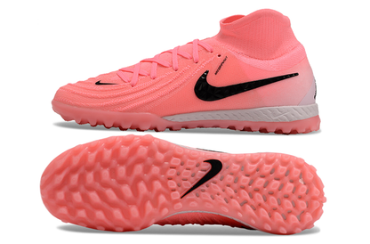 nike phantom elite, pink/white, available in FG and turf.