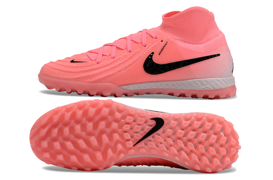 nike phantom elite, pink/white, available in FG and turf.
