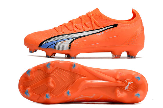 Puma ultra ultimate, orange, available in FG and Turf.
