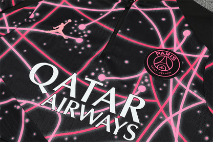 PSG 25/26 Tracksuit - Black & Pink