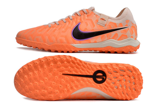 nike tiempo X legend elite turf orange