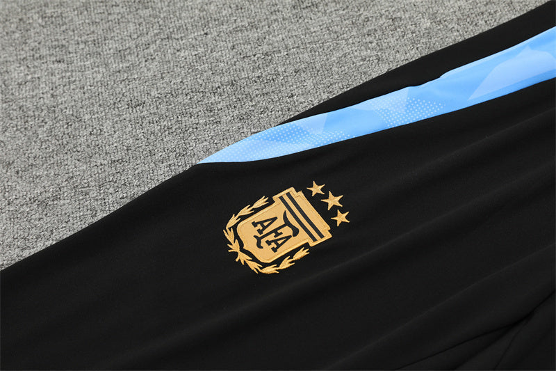 Argentina 24/25 Tracksuit - Black & Blue