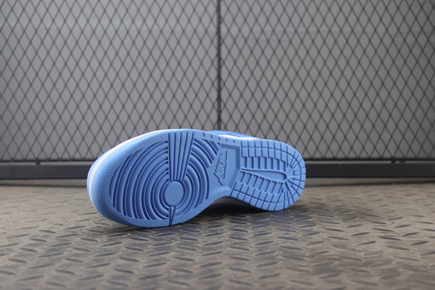 Nike dunk low university blue, all sizes available.