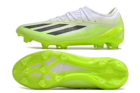adidas x crazyfast elite fg in light-green/white/black