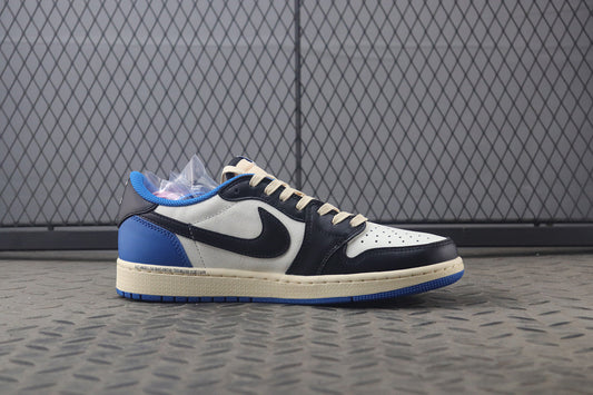 Travis Scott x fragment design x Air Jordan 1 Low OG "Military Blue"