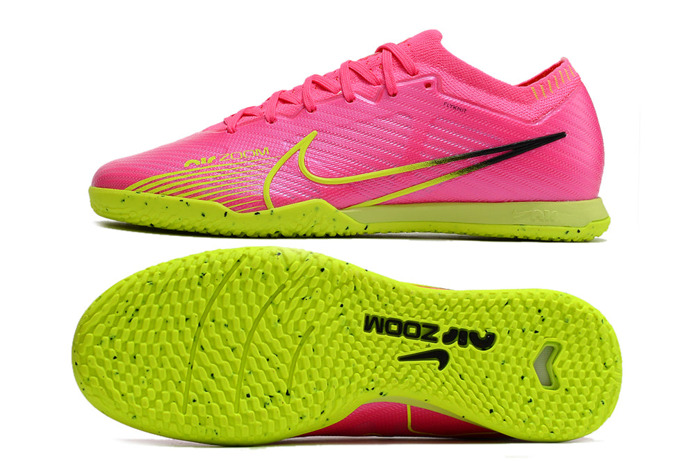 nike air zoom mercurial vapor 15 elite futsal pink/lime