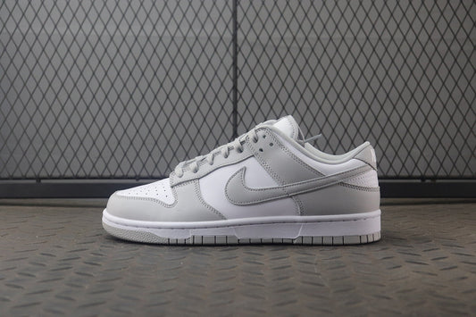 Nike dunk low grey fog, all sizes available.