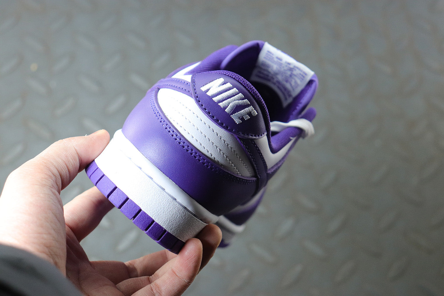 Nike dunk low court purple, all sizes available.