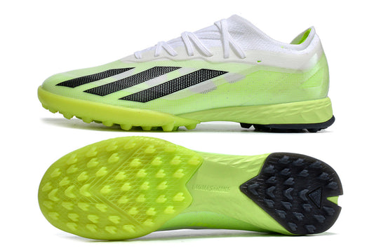 adidas x crazyfast elite turf in light-green/white/black