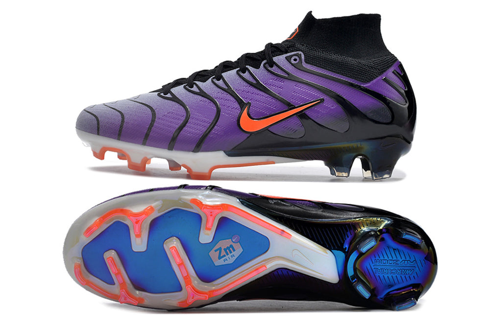 nike air zoom mercurial superfly 9 elite fg purple/black