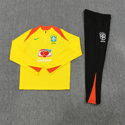 Brazil 25/26 Tracksuit - Yellow