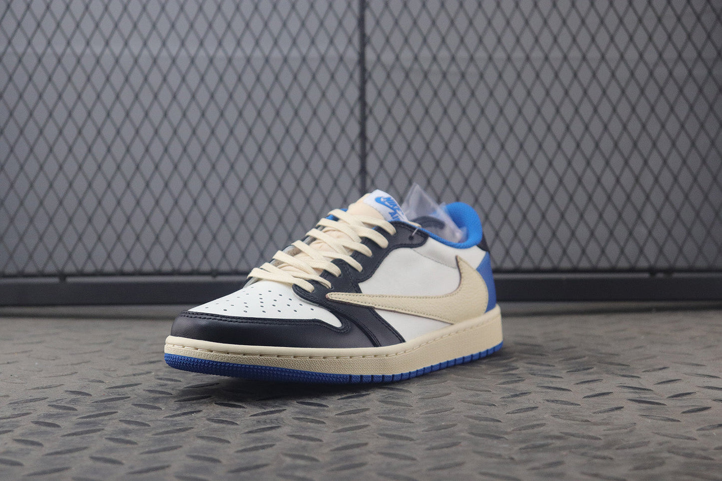 Travis Scott x fragment design x Air Jordan 1 Low OG "Military Blue"