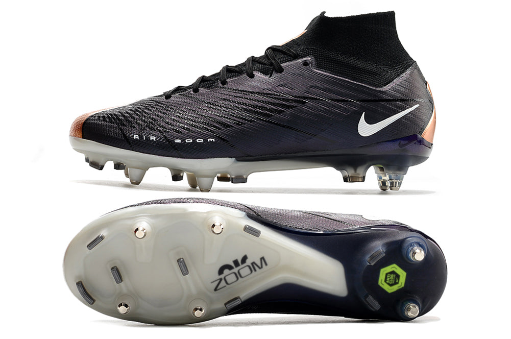 nike air zoom mercurial superfly 9 elite metal-sg in black