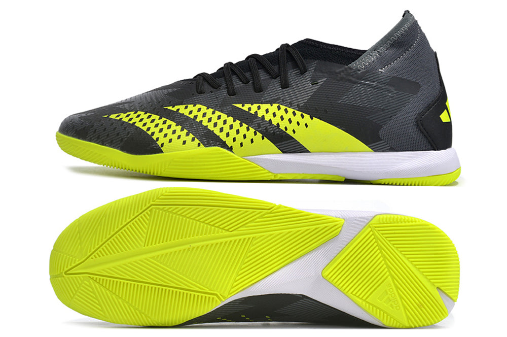 adidas predator accuracy elite futsal in black/yellow