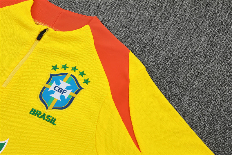 Brazil 25/26 Tracksuit - Yellow