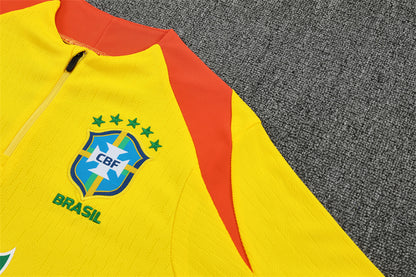 Brazil 25/26 Tracksuit - Yellow