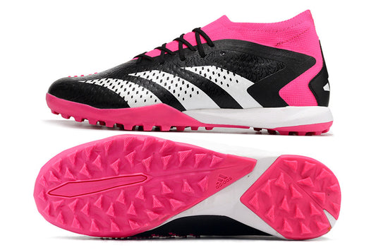 adidas predator accuracy elite turf in pink/black/white